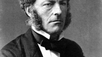 An 1860s portrait photograph of Sir George Gabriel Stokes, the Cambridge mathematician and physicist who derived Stokes' law in an 1851 paper on pendulum motion